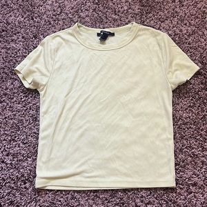 Green forever 21 crop tops